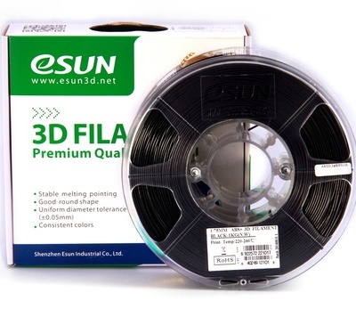 Buy eSun ABS+ 3D Filament 1.75mm 1kg - Black online